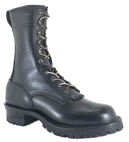 HIGH ARCH FIREFIGHTING BOOT – BLACK SMOOTH