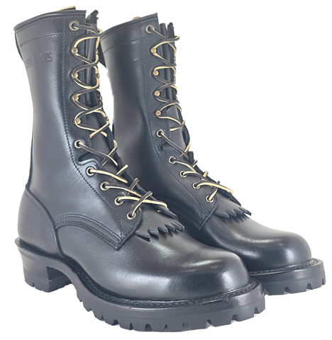 HIGH ARCH FIREFIGHTING BOOT – BLACK SMOOTH