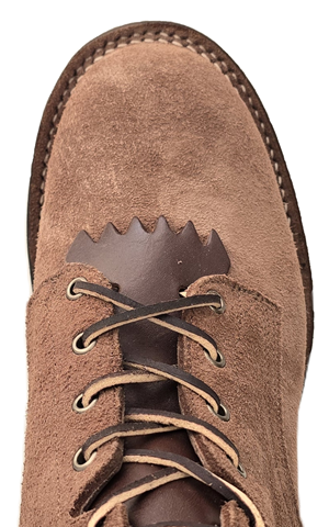 HIGH ARCH  BROWN ROUGH OUT