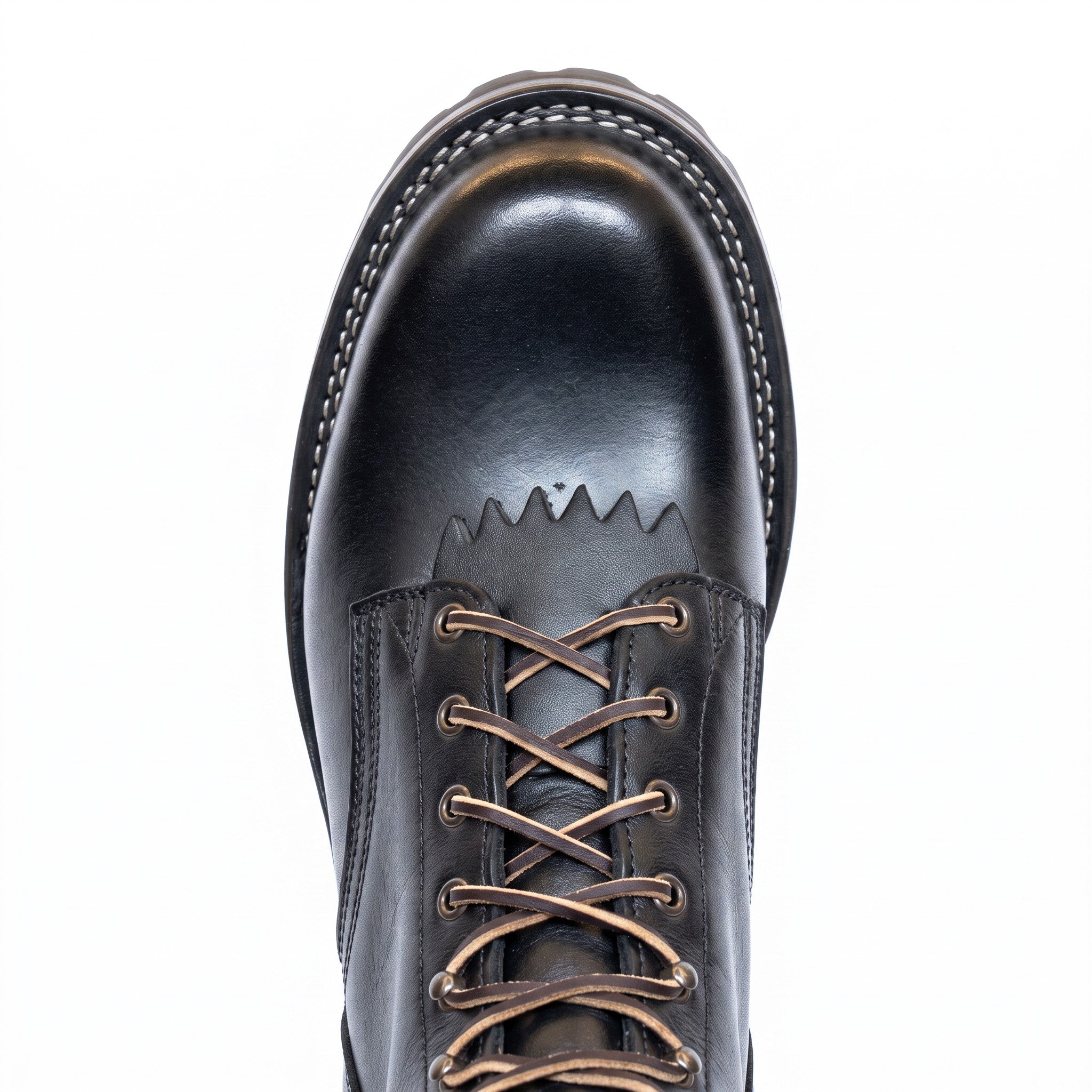 10" High Arch Logging Boot Black Smooth