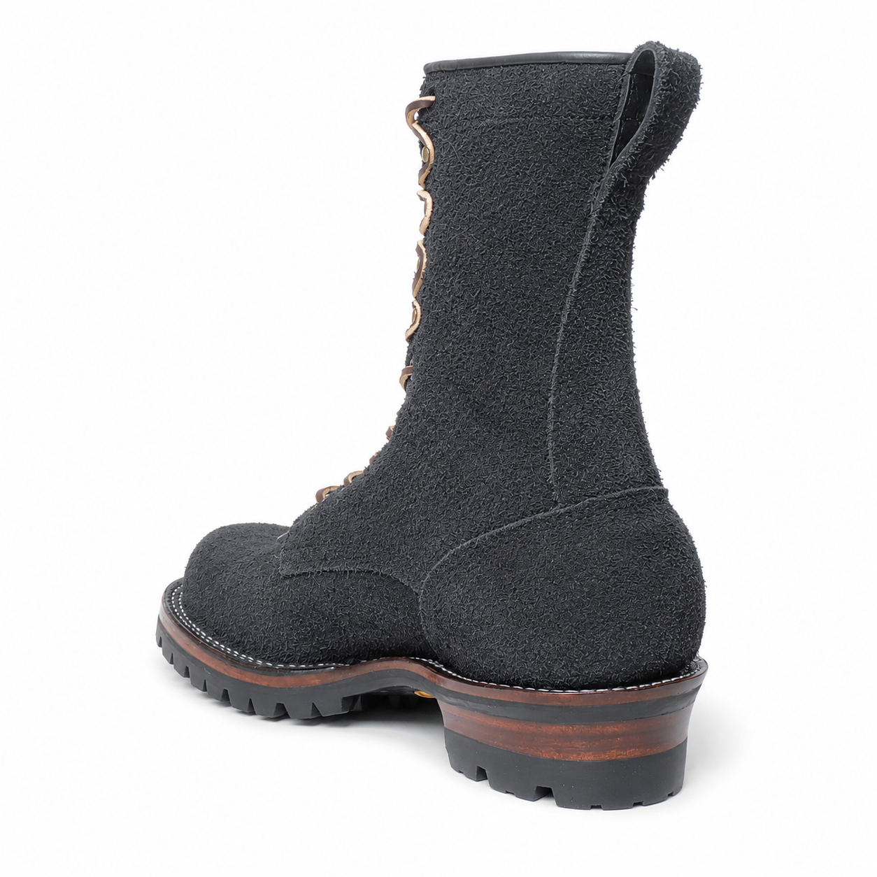10" Regular Arch Logging Boot Black Rough