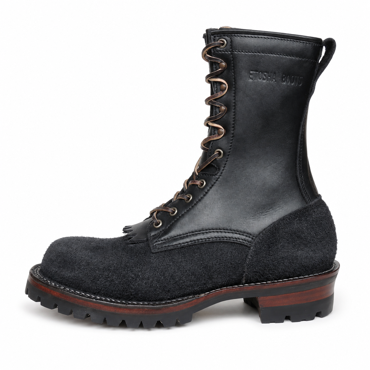 10" Regular Arch Logging Boot Black Combo