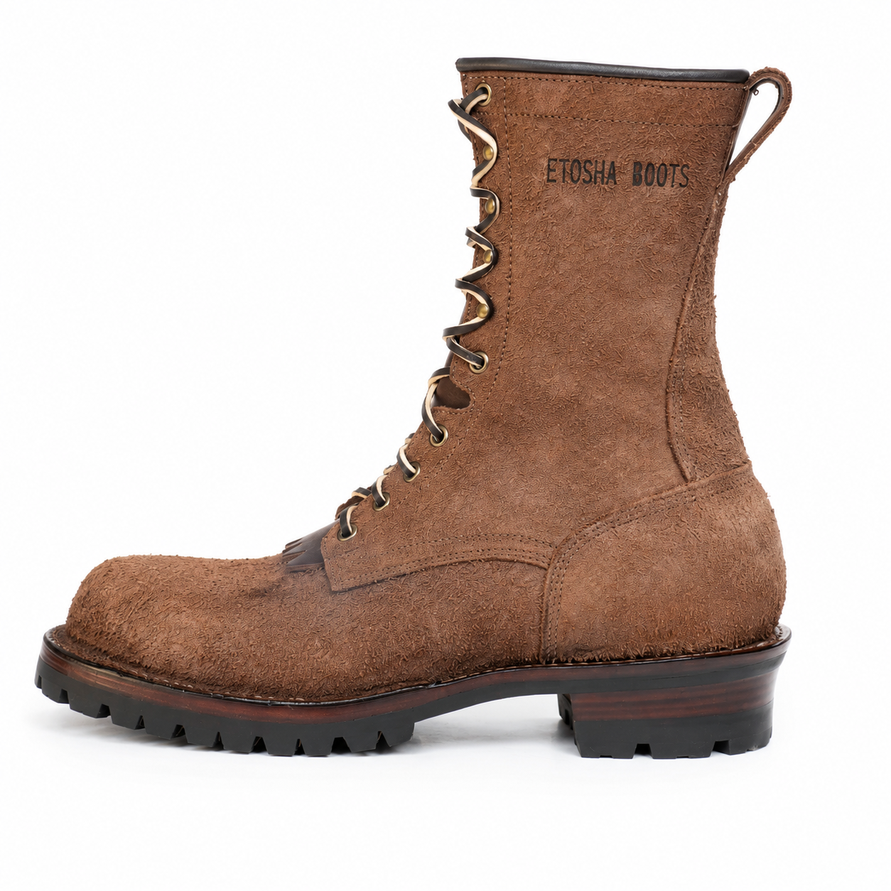 10" Regular Arch Logging Boot Brown Rough