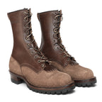 10" High Arch Logging Boot Brown Combo