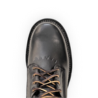 10" Regular Arch Caulk Boot Black Smooth