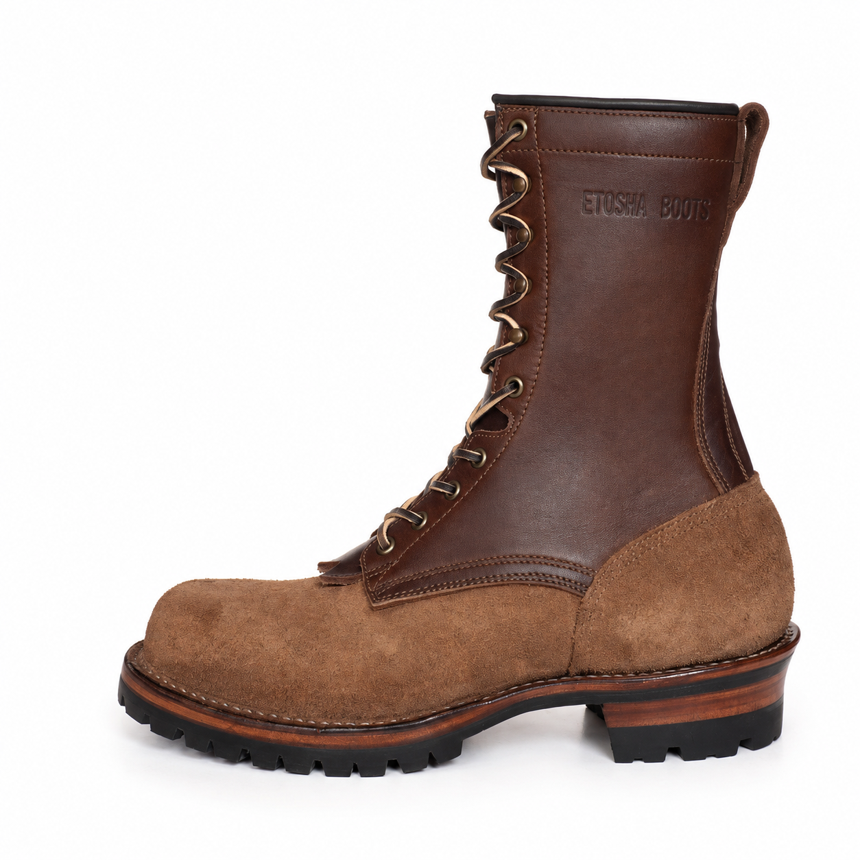 10" Regular Arch Logging Boot Brown Combo
