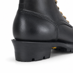 10" High Arch Firefighting Boot Black Smooth