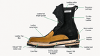 10" Regular Arch Logging Boot Black Smooth