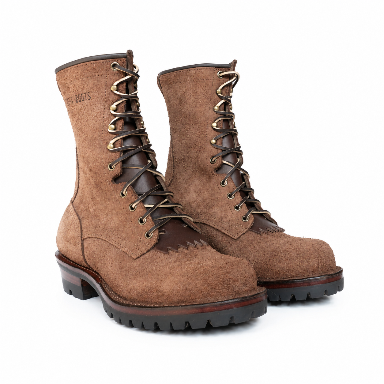 10" Regular Arch Logging Boot Brown Rough