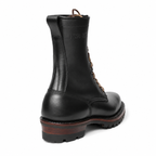 10" Regular Arch Logging Boot Black Smooth