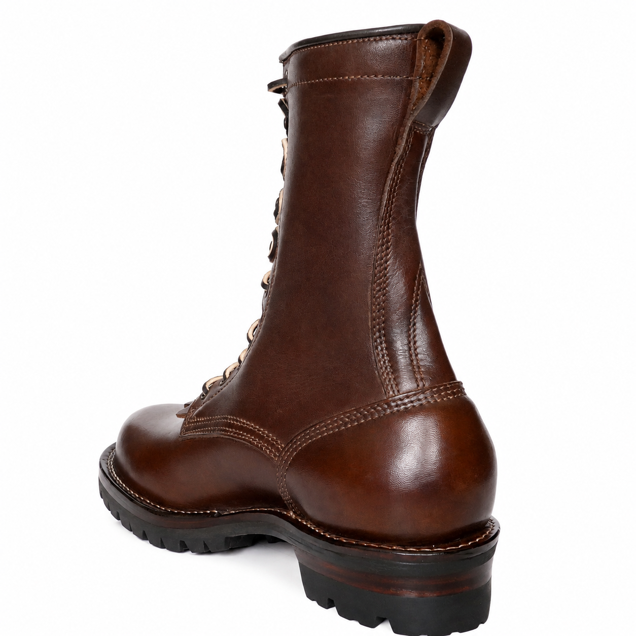 10" Regular Arch Logging Boot Brown Smooth