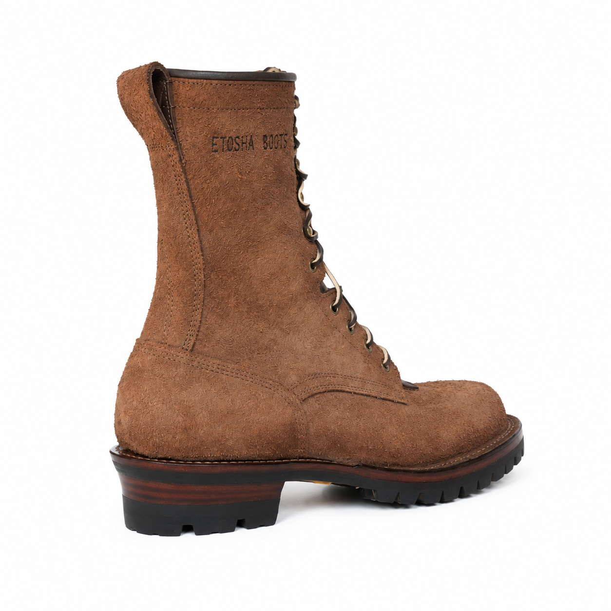 10" Regular Arch Logging Boot Brown Rough