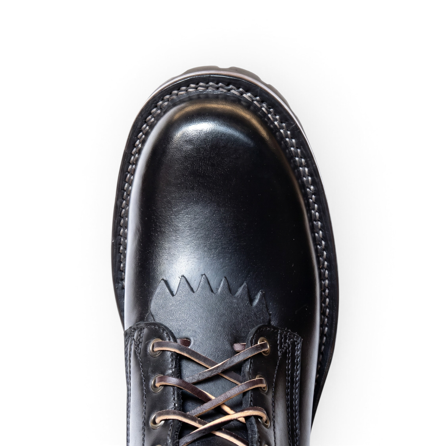 10" Regular Arch Logging Boot Black Smooth