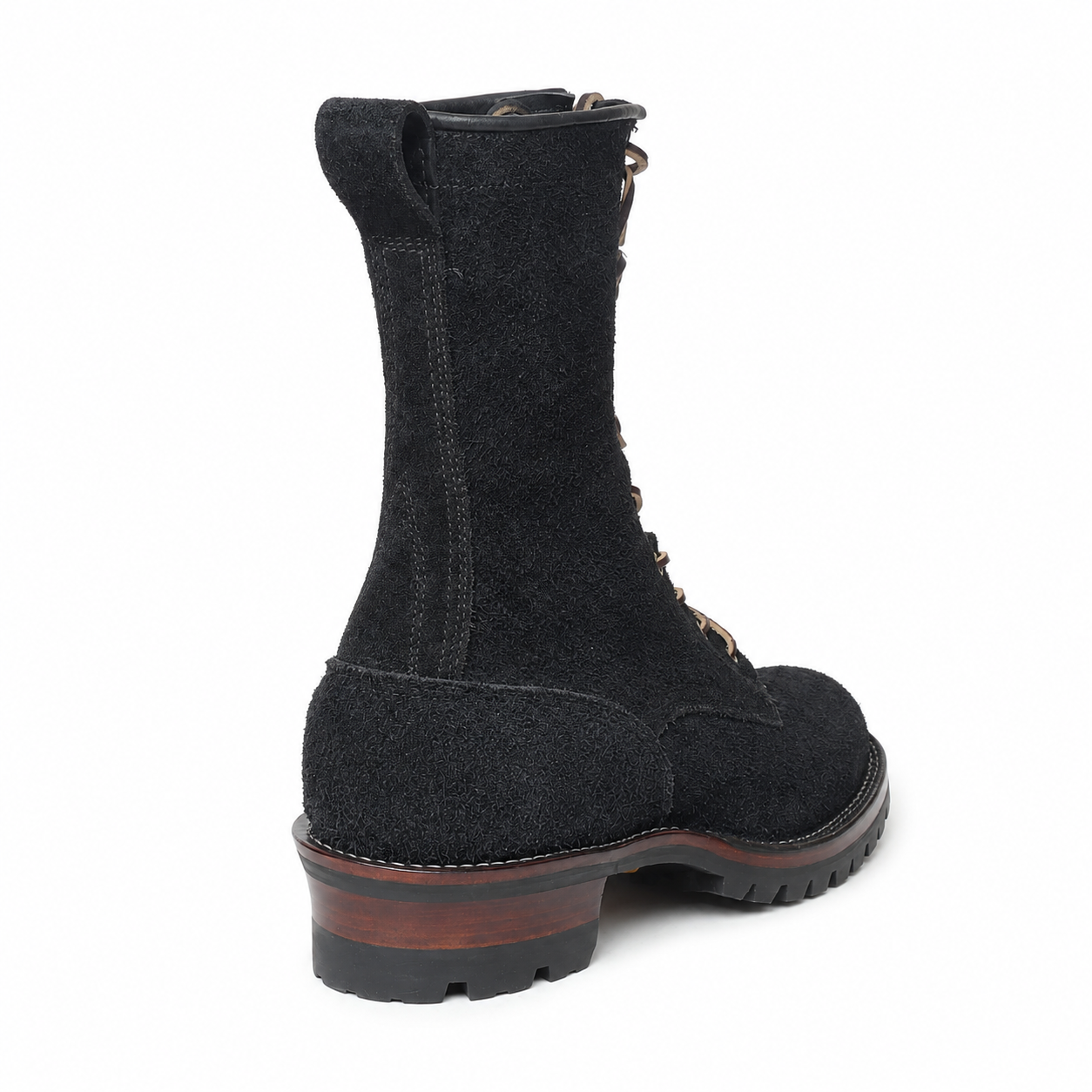 10" High Arch Logging Boot Black Rough