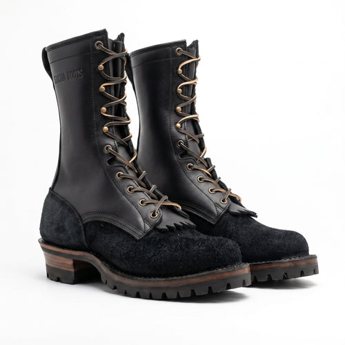 10" High Arch Logging Boot Black Combo