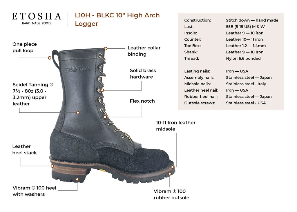 HIGH ARCH  BLACK COMBO