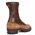 10" High Arch Logging Boot Brown Combo