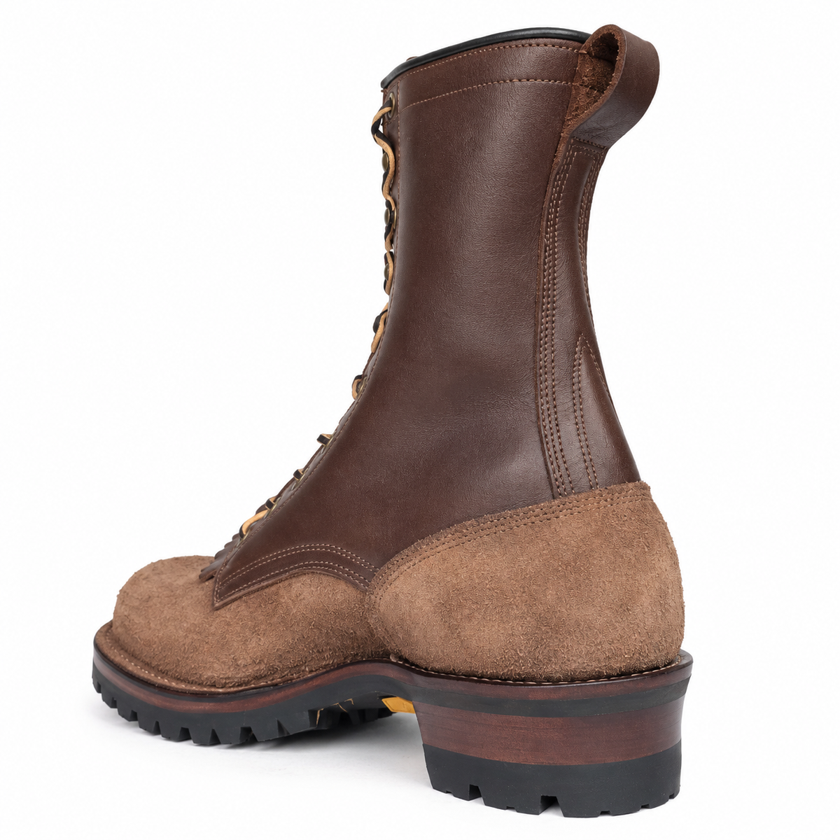 10" High Arch Logging Boot Brown Combo