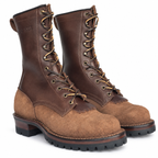 10" High Arch Logging Boot Brown Combo