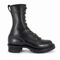 10" High Arch Firefighting Boot Black Smooth