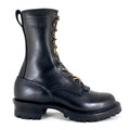 10" High Arch Firefighting Boot Black Smooth