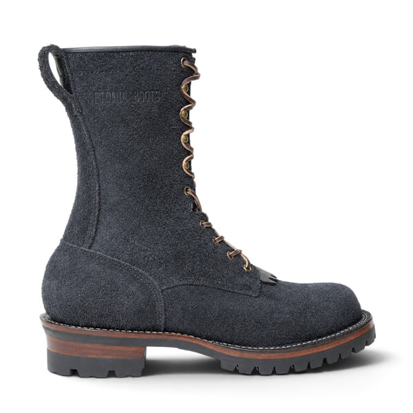 10" Regular Arch Logging Boot Black Rough