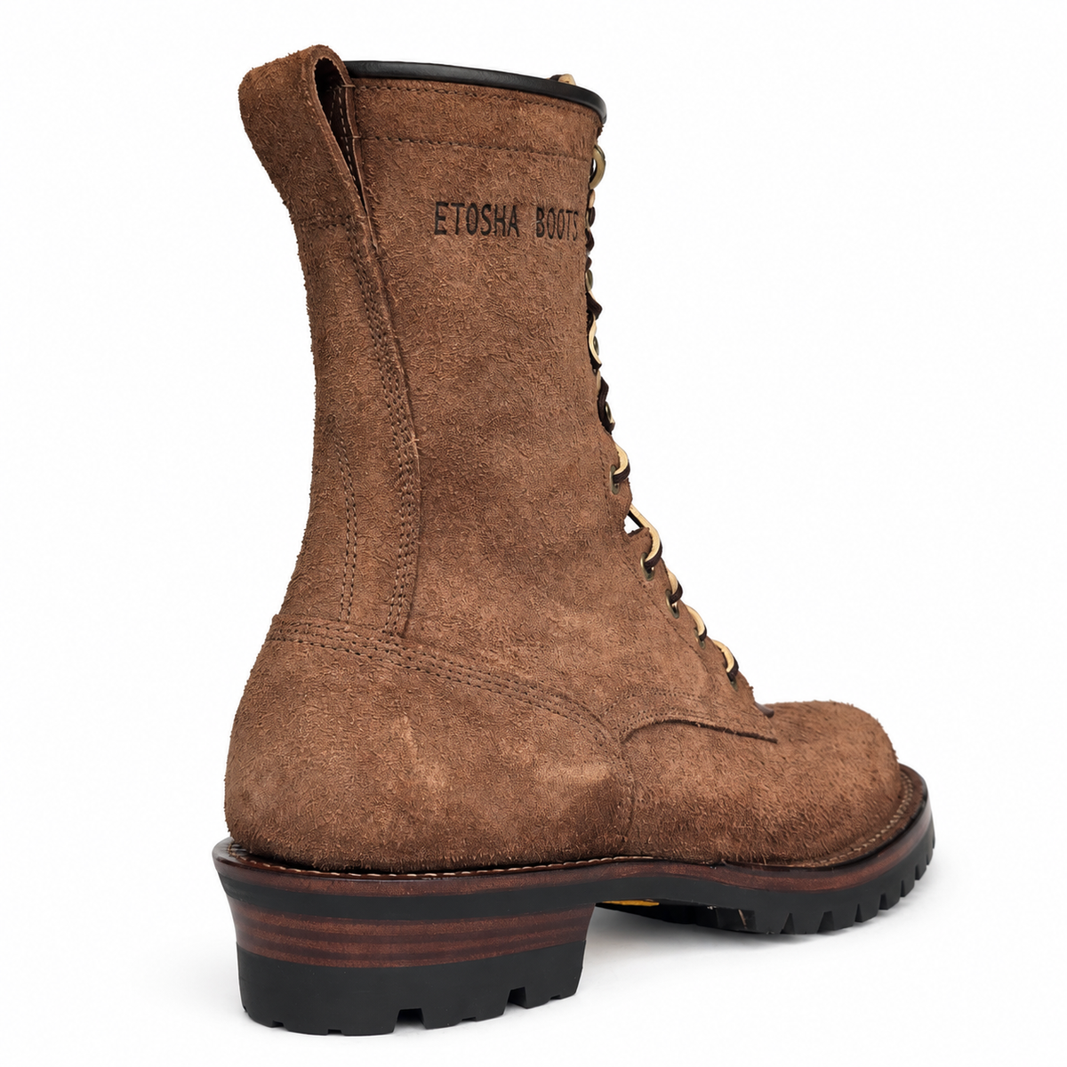 10" Regular Arch Logging Boot Brown Rough