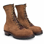 10" Regular Arch Logging Boot Brown Rough