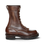 10" Regular Arch Logging Boot Brown Smooth