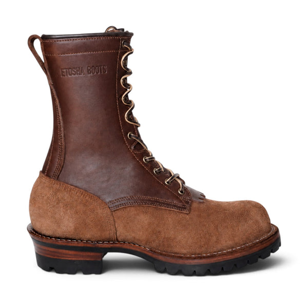 10" Regular Arch Logging Boot Brown Combo
