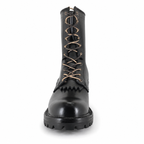 10" High Arch Firefighting Boot Black Smooth