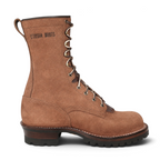 10" High Arch Logging Boot Brown Rough