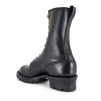 10" High Arch Firefighting Boot Black Smooth
