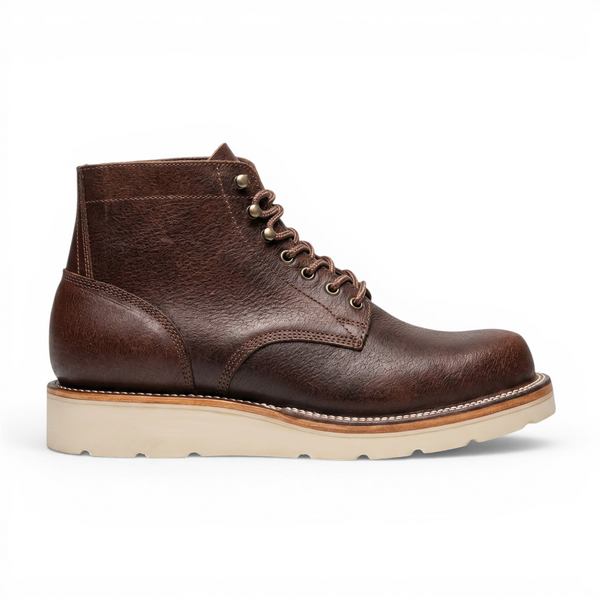 Tribute Brown Super-Waxed Plain Toe
