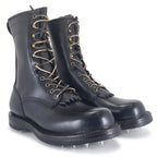 10" Regular Arch Caulk Boot Black Smooth