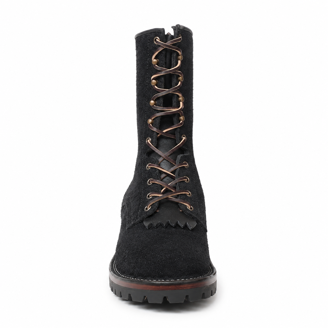 10" High Arch Logging Boot Black Rough