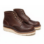 Tribute Brown Super-Waxed Plain Toe