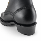 10" High Arch Firefighting Boot Black Smooth