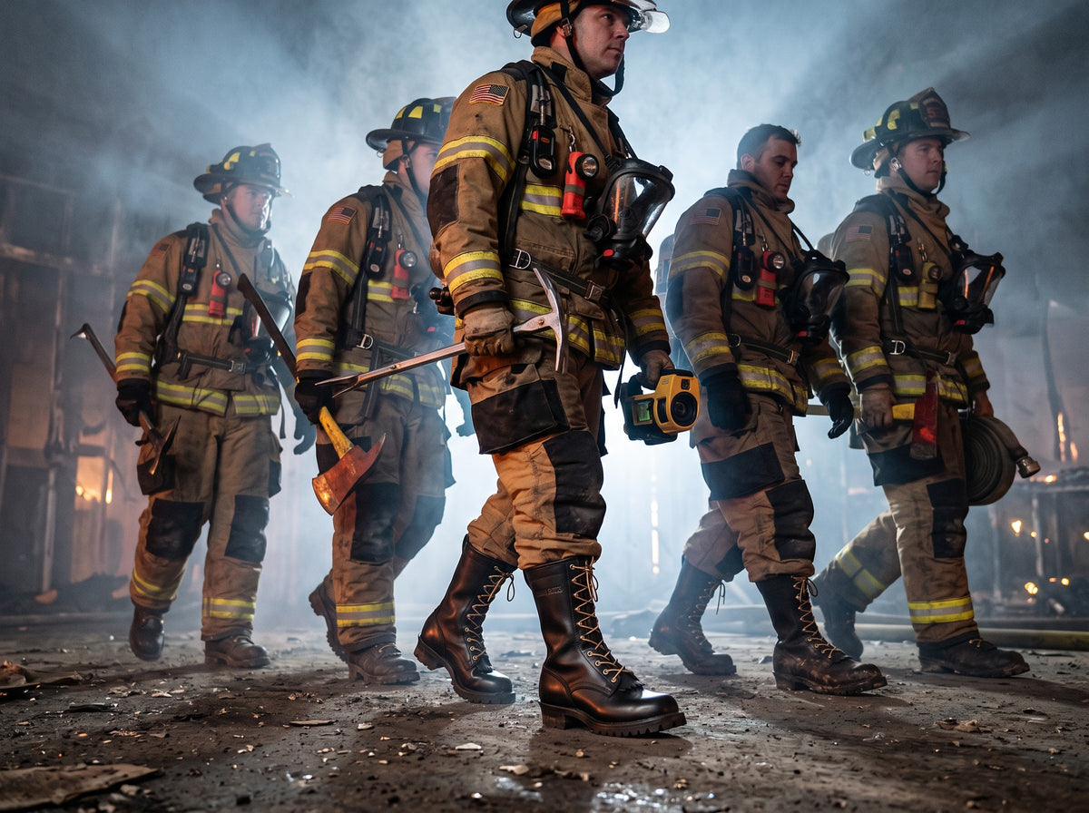 Wildland fire fighting boots