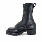 10" High Arch Firefighting Boot Black Smooth